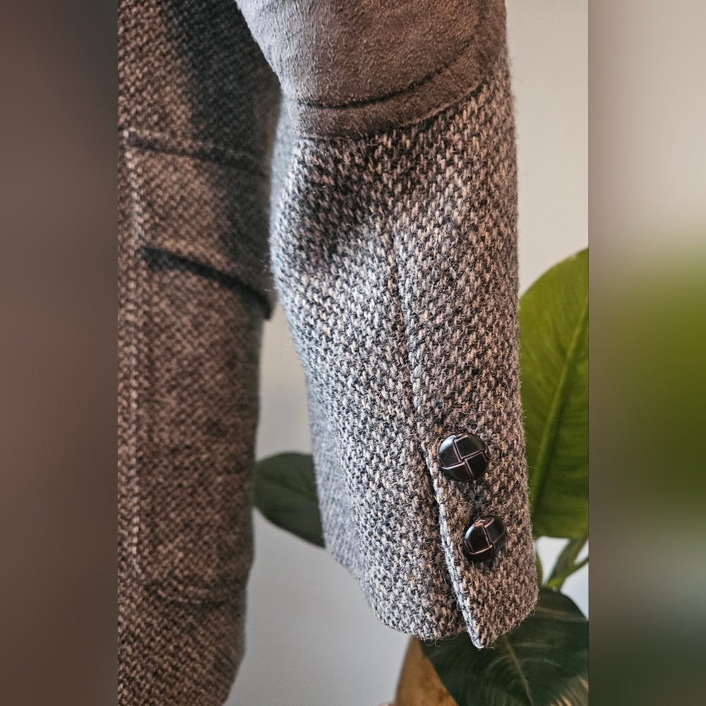 PENDLETON Vintage Western Blazer With Suede Patch Elbows & Shoulder! - Picture 9 of 15